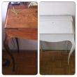 Secretaire voor en na in de kleur Old White